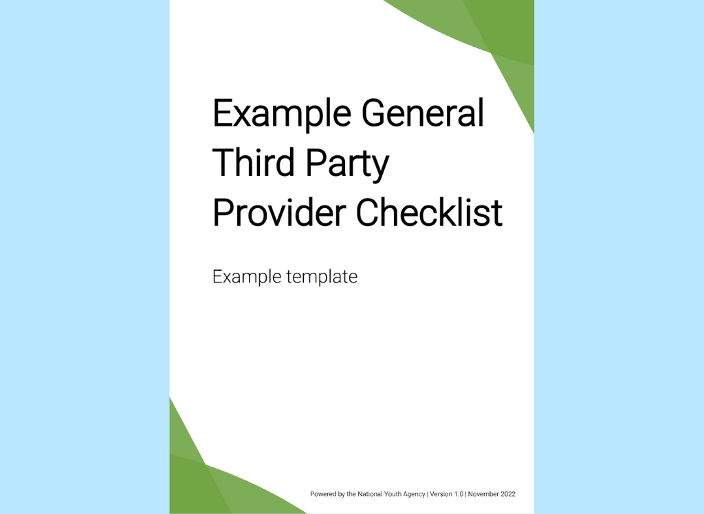 Example general third party checklist