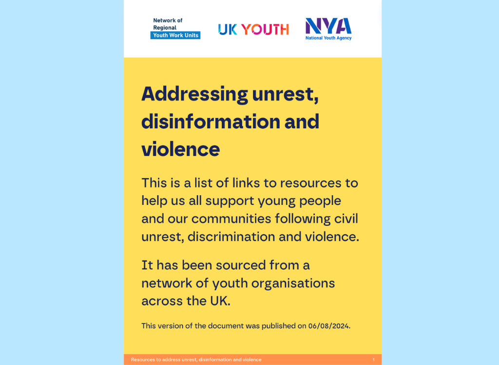 Addressing unrest, disinformation and violence - Sector signposting