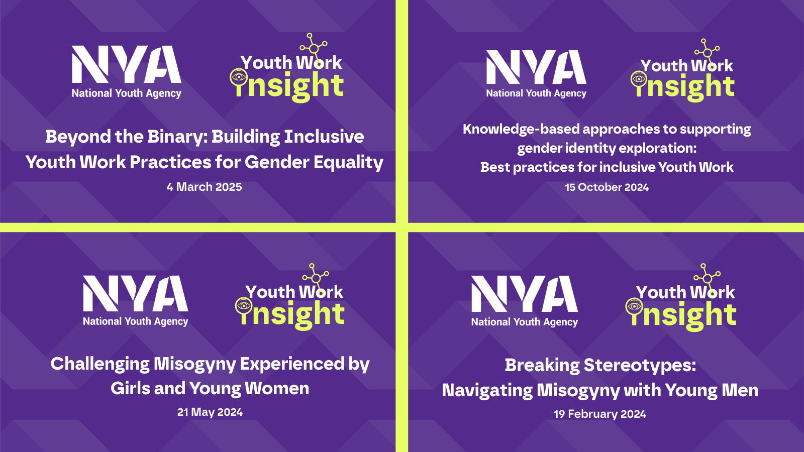 Youth Work Insight - Gender series