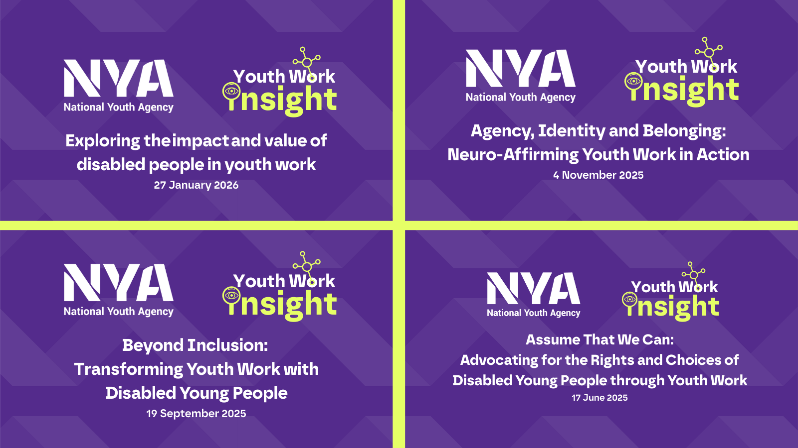 Youth Work Insight: Disability, Neurodiversity and Transformative Practice in Youth Work